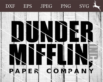 Dunder mifflin svg Etsy graphic regarding Dunder Mifflin Name Tag Printable titled Dunder mifflin svg Etsy